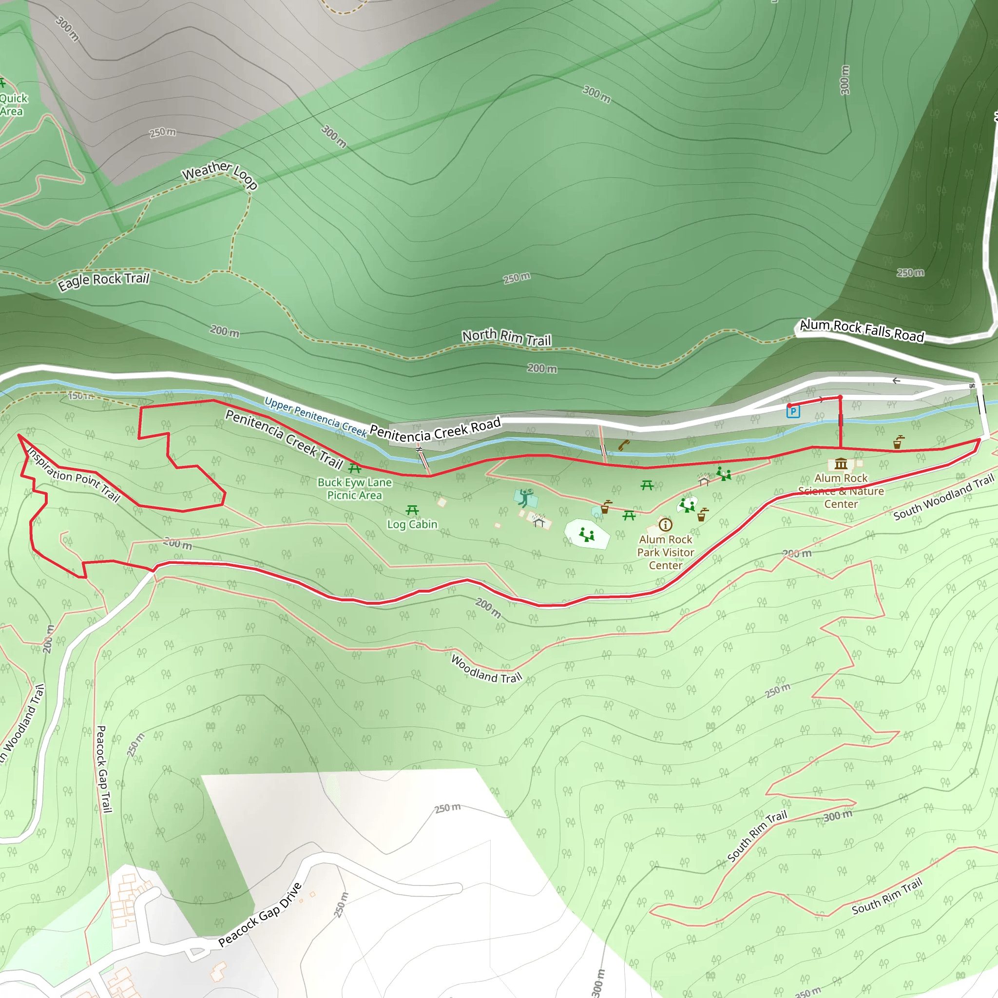 Penitencia Creek Trail Loop mobile static map
