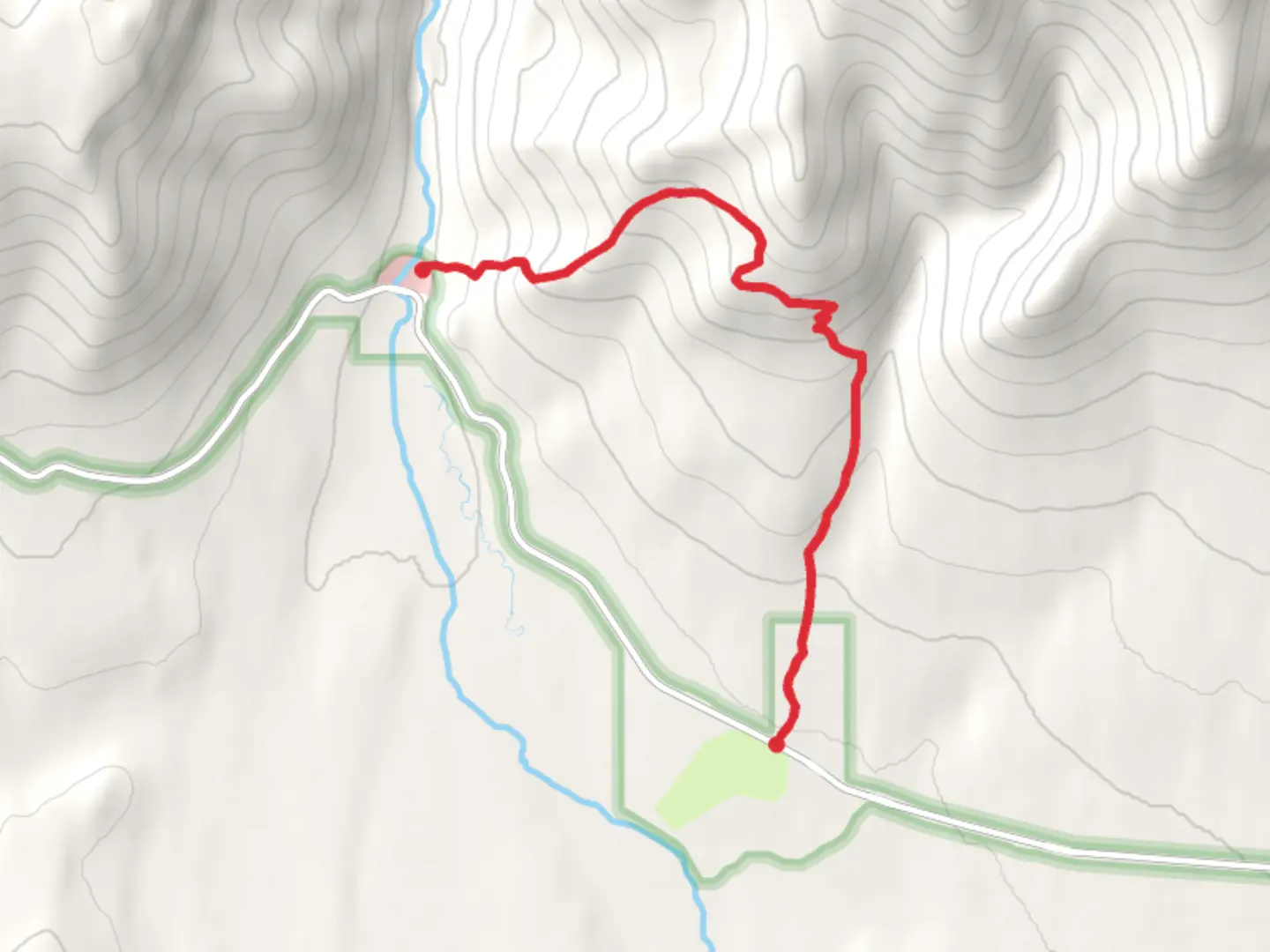 An image depicting the trail Alpine Loop and its surrounding area.