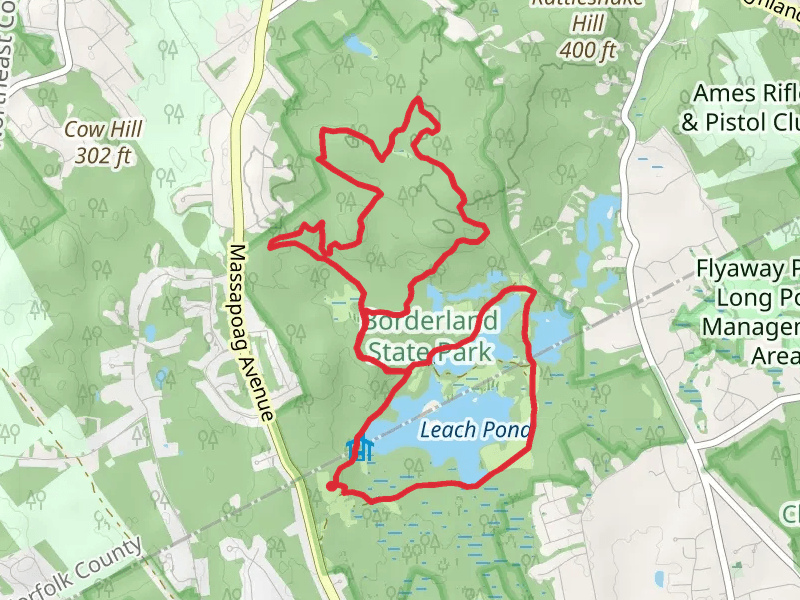 Northwest Trail, Friends Trails and Leach Pond Loop Trail
