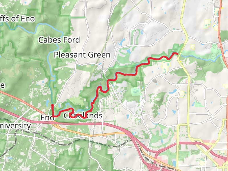 Laurel Bluffs and Eno Quarry Trail
