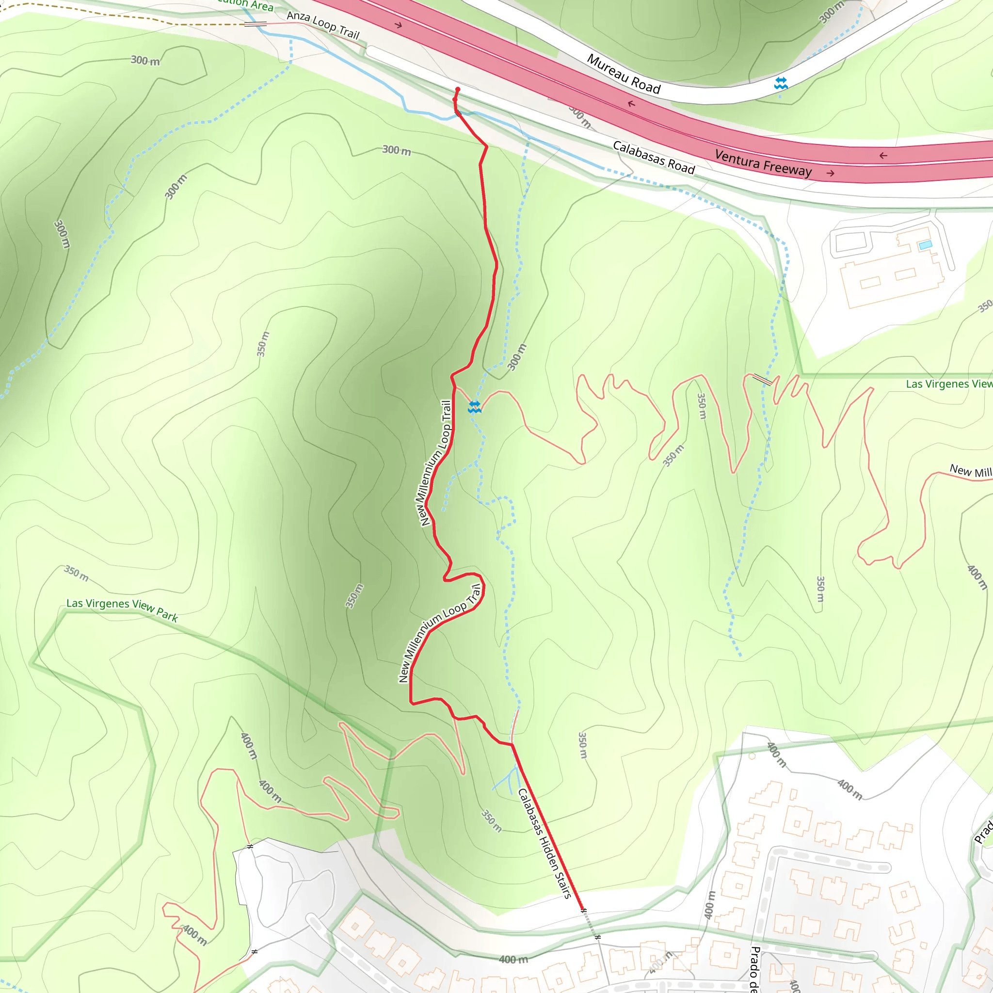 New Millennium Trail mobile static map
