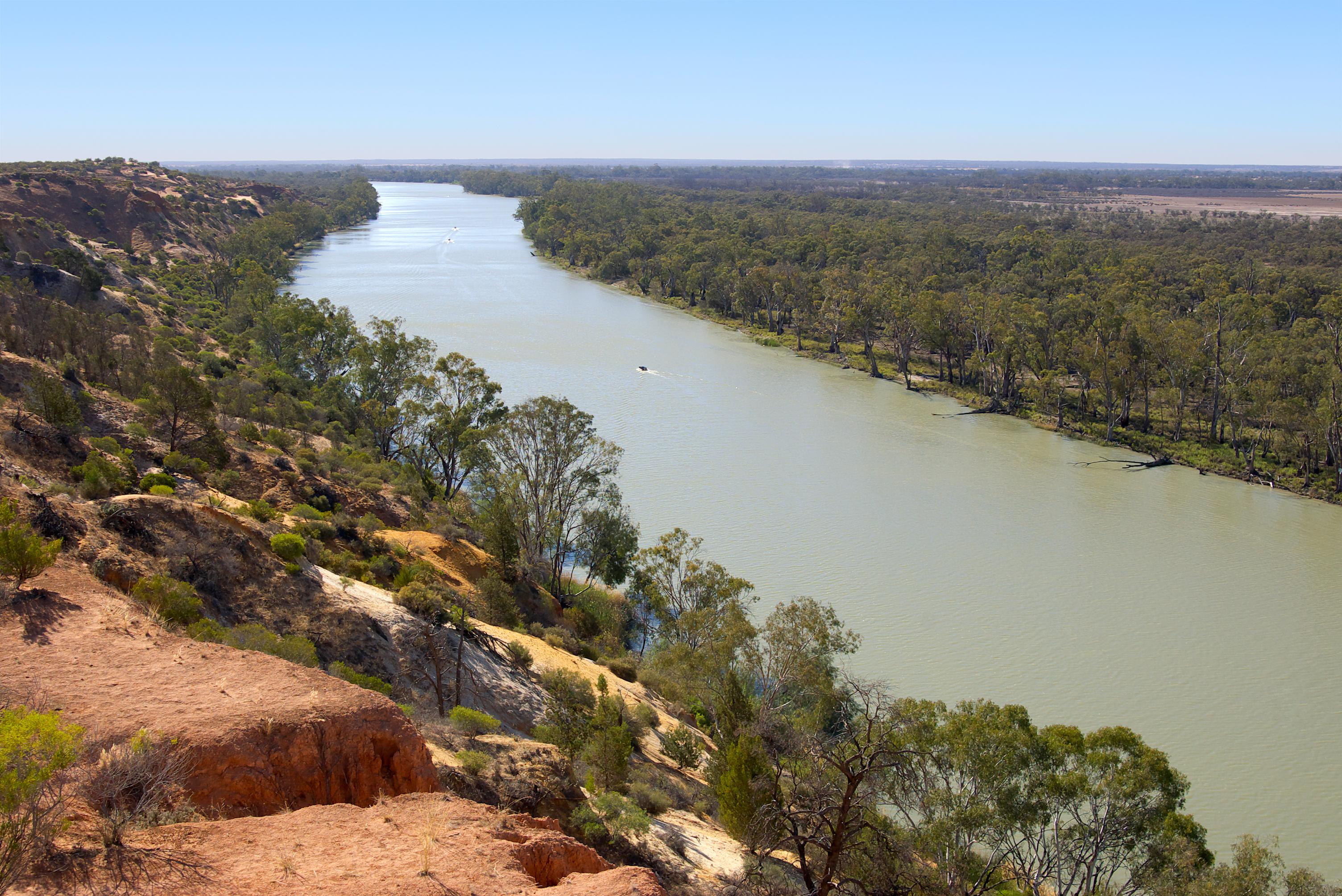 An image depicting the trail Murray River National Park and its surrounding area.