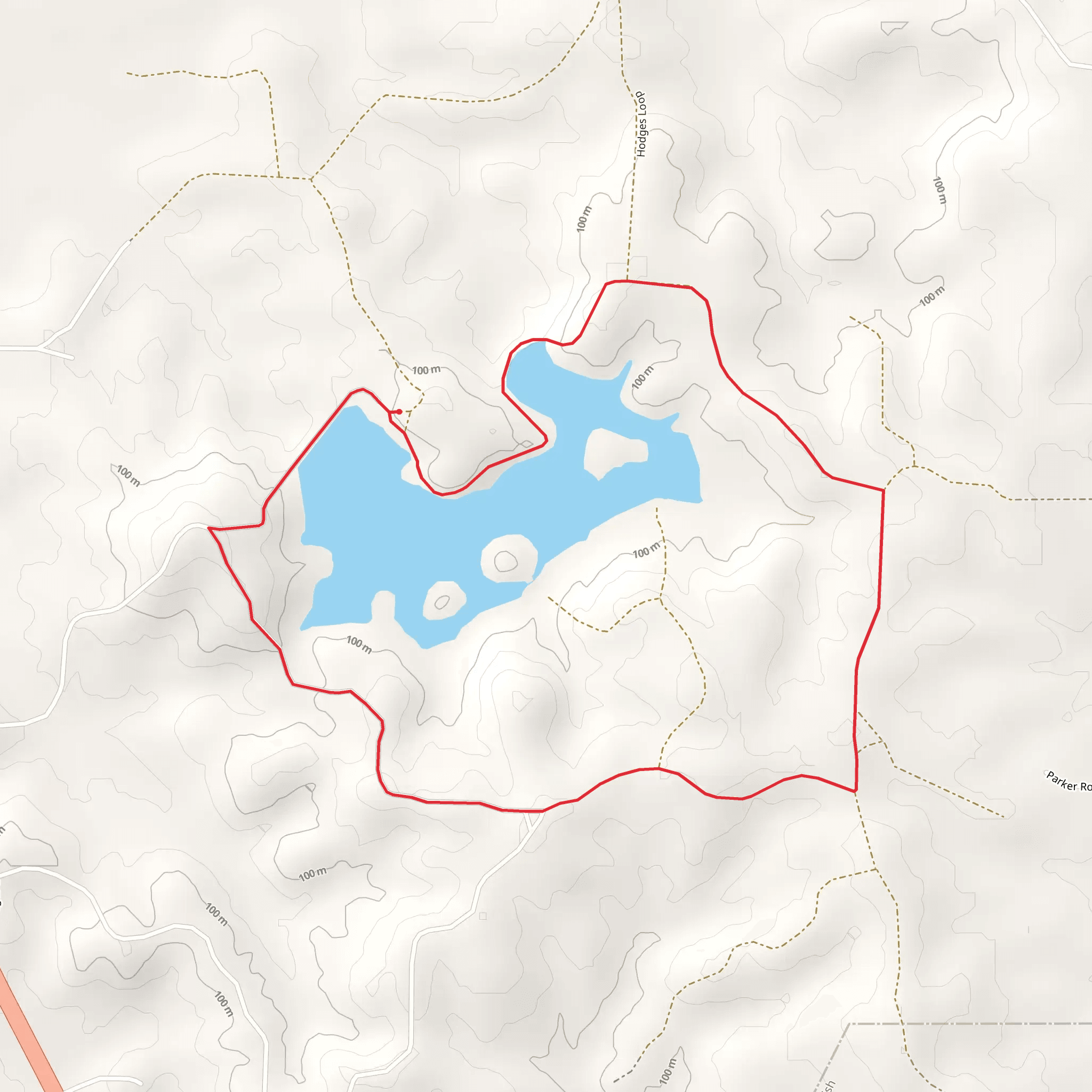 Bear Island-House Island-Nandina Island Loop mobile static map