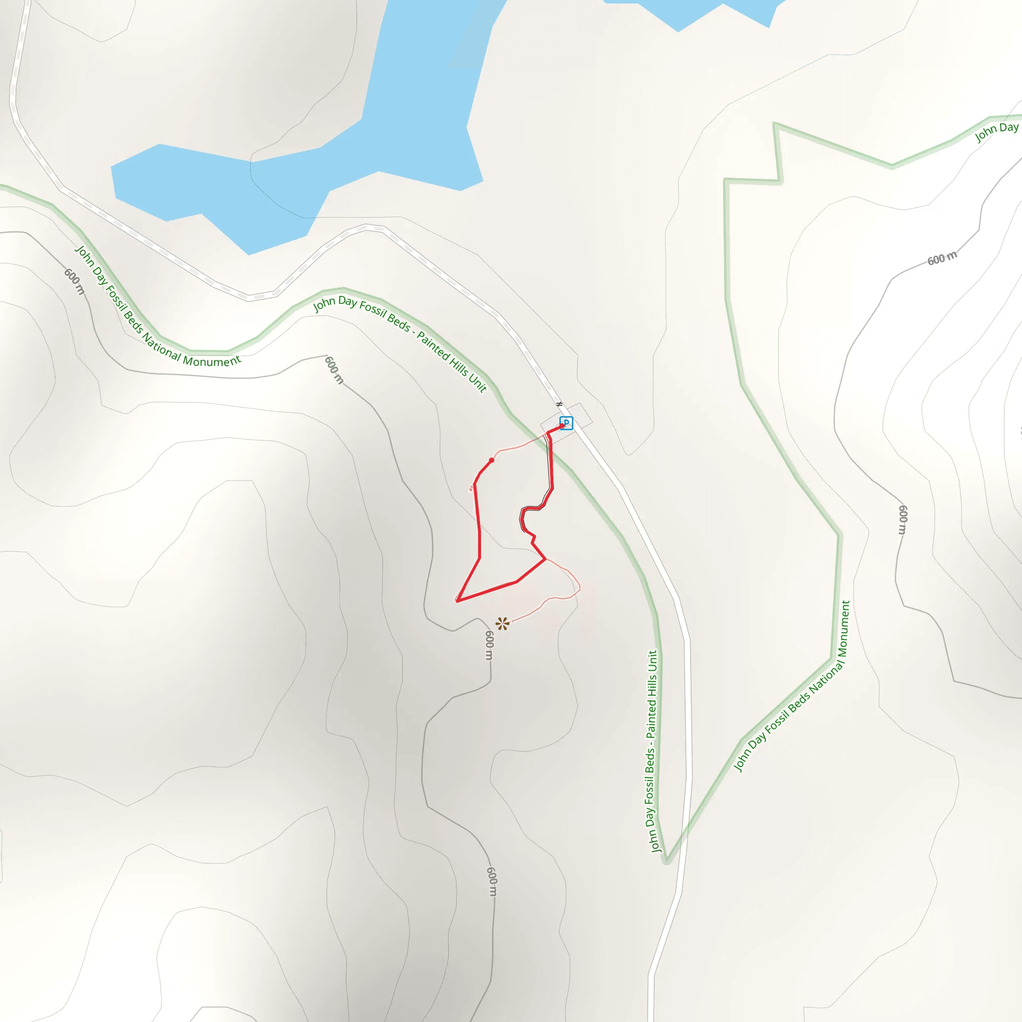 Painted Cove Loop Trail mobile static map