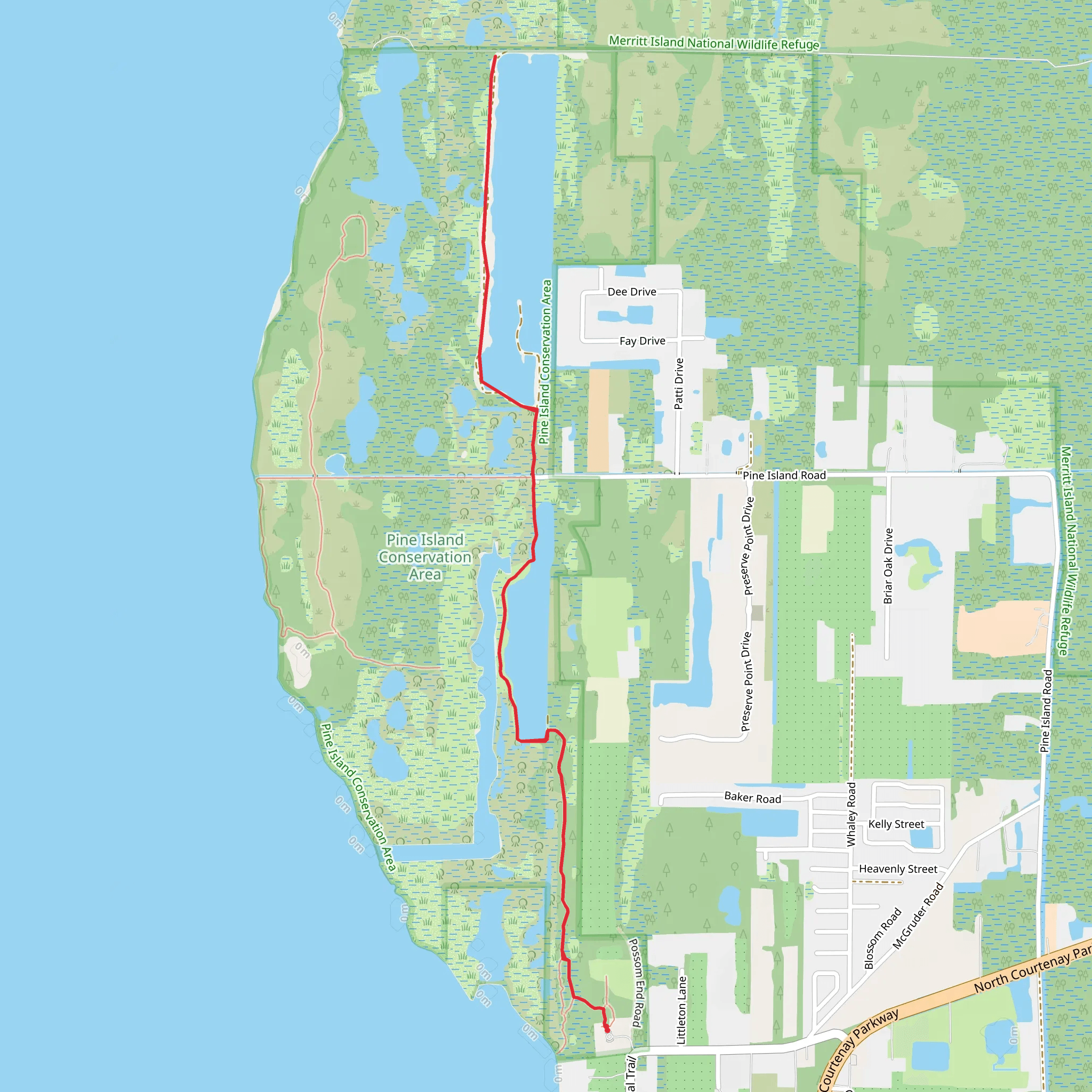 Garnet Reail - Pine Island mobile static map