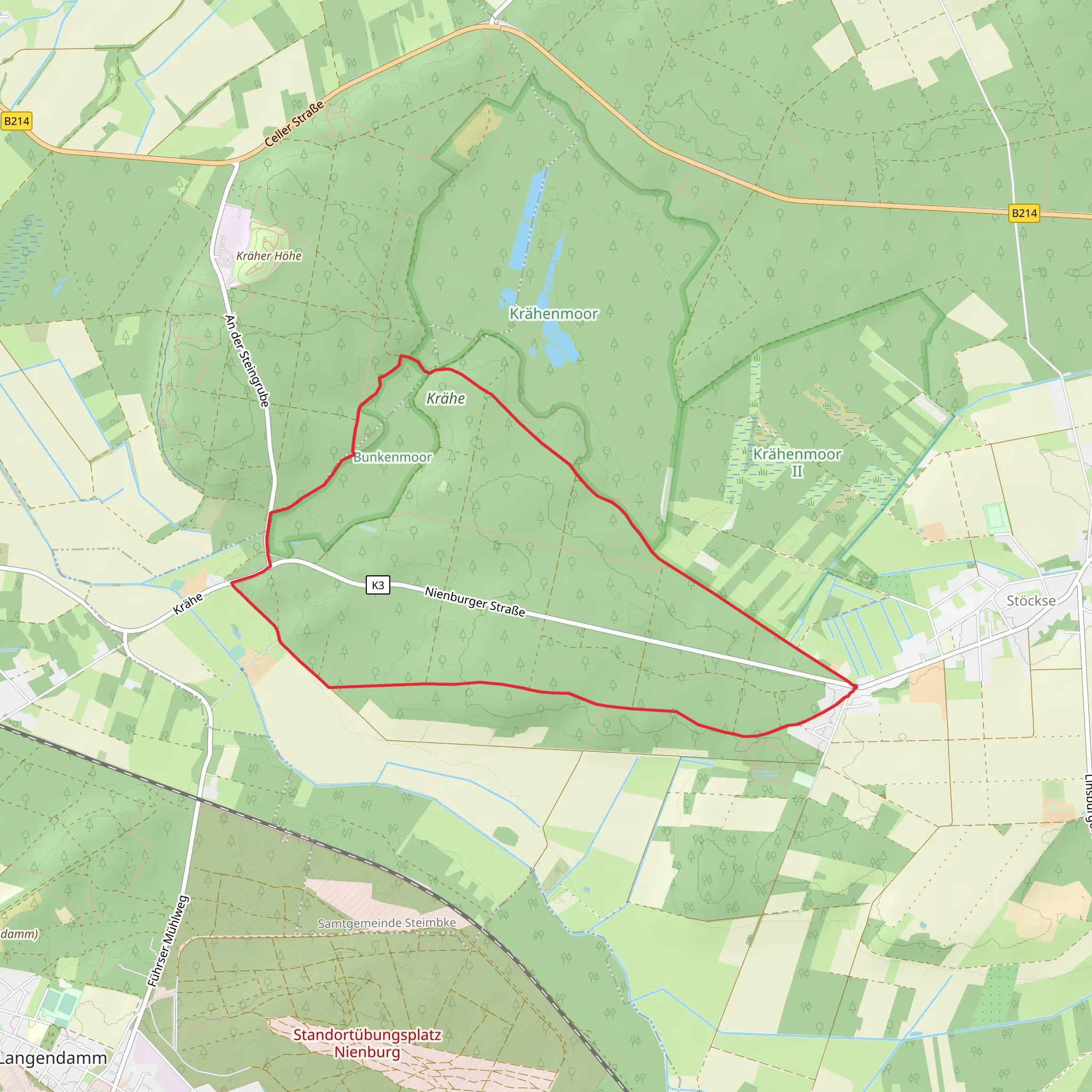 Kraehen Tour mobile static map