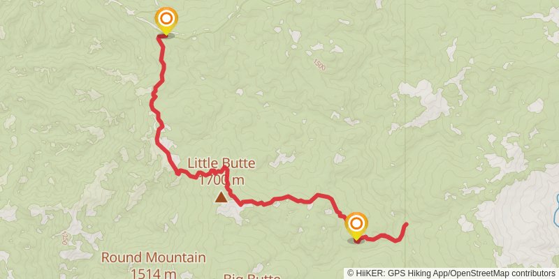 Morrison Creek via Boundary Trail stage 2 Map