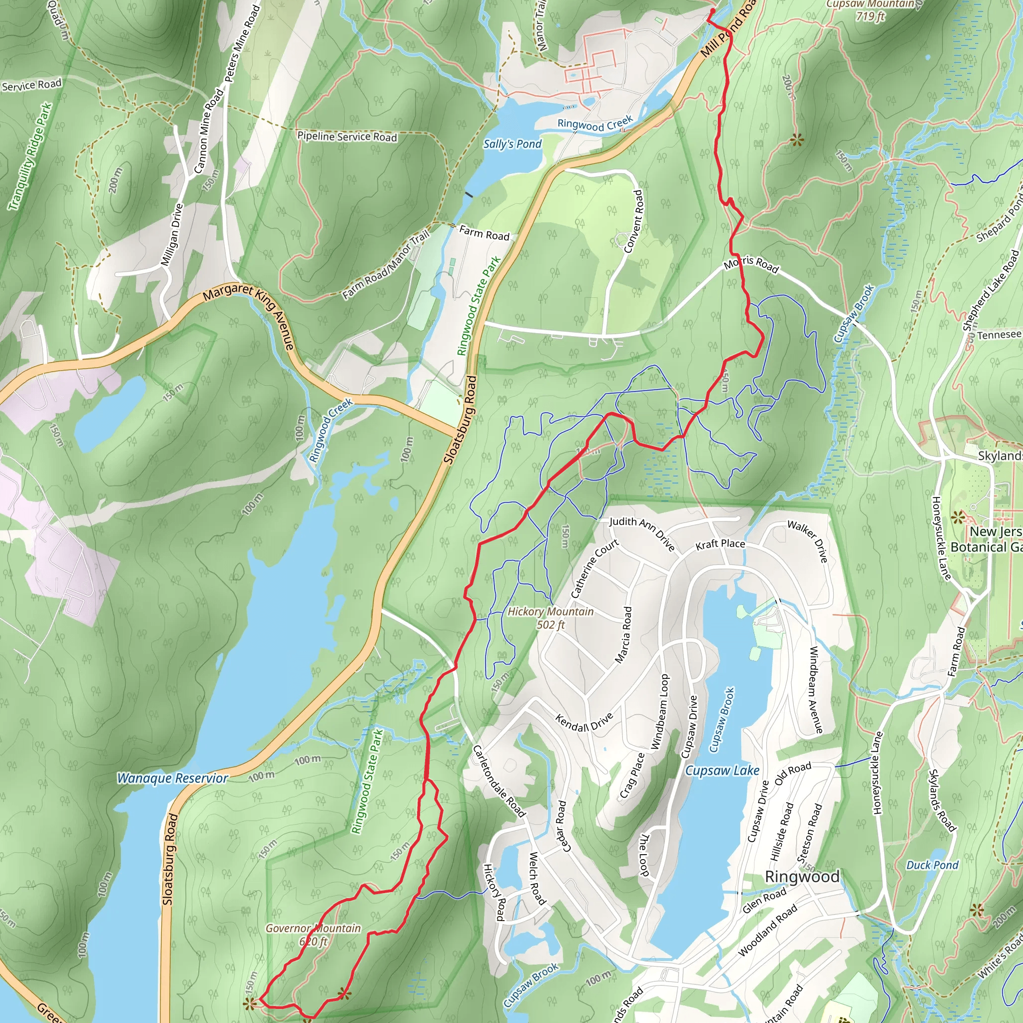 Cooper Union Loop Trail mobile static map