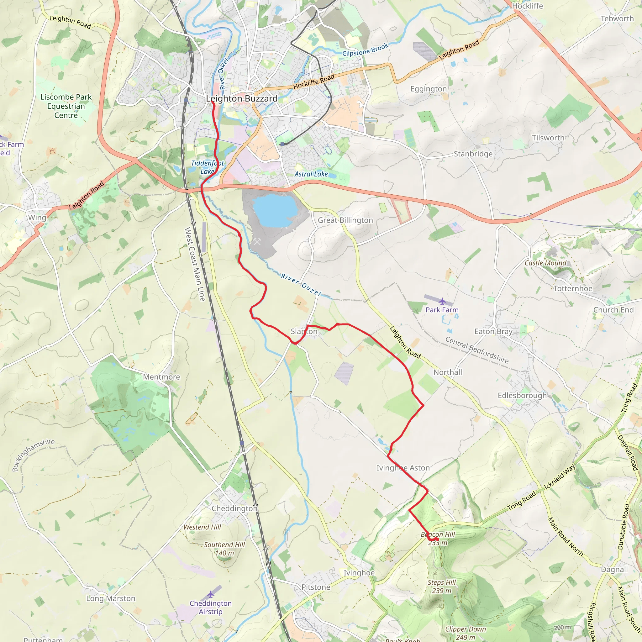 Two Ridges Link mobile static map
