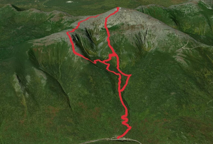 Mount Washington, Davis Path, Boott Spur Loop via Pinkham Notch