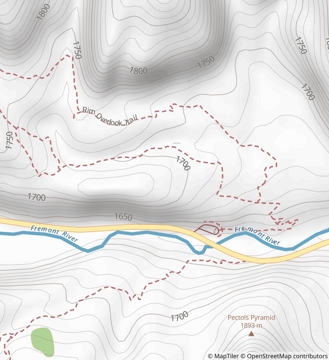 Hickman bridge clearance trail map