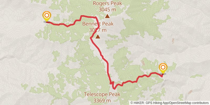 Lowest to Highest Route stage 3 Map
