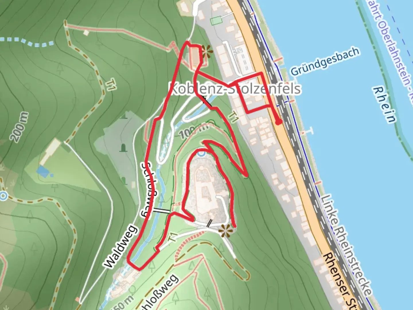 An image depicting the trail Mosel Camino Loop and its surrounding area.