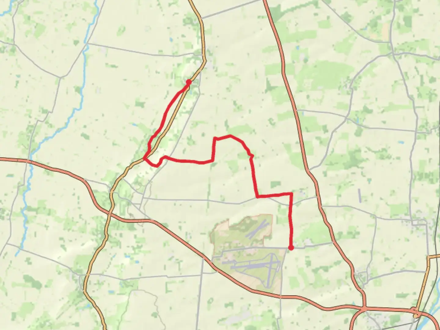 An image depicting the trail Cranwell to Wellingore Walk and its surrounding area.
