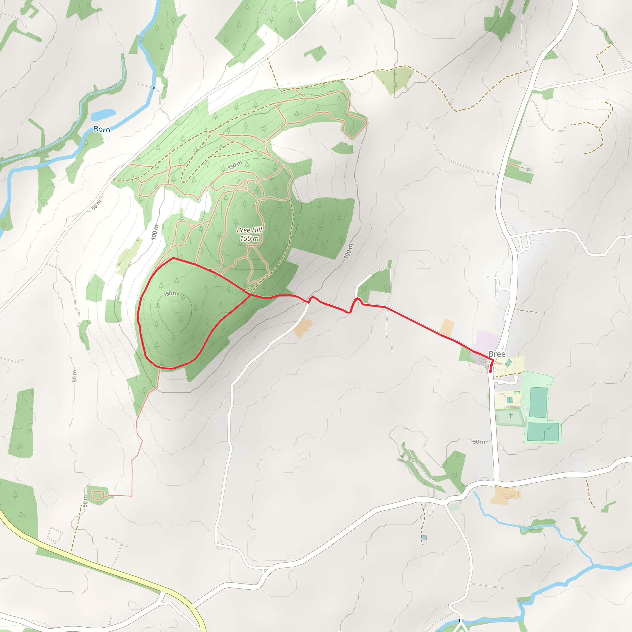 Bree Trail - Ballybrittas Walk mobile static map