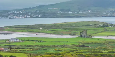 An image depicting the trail Laharn Bog Loop and its surrounding area.