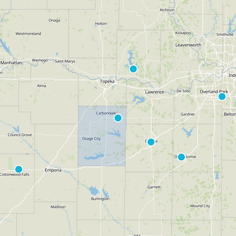 Osage County Static Map