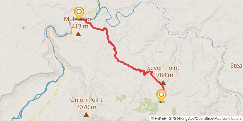 American Discovery Trail North Route stage 269 Map