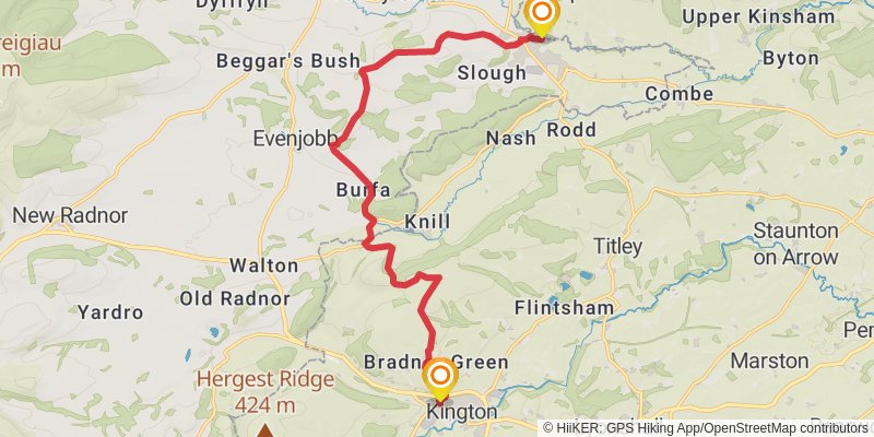 Hope House Way stage 6 Map