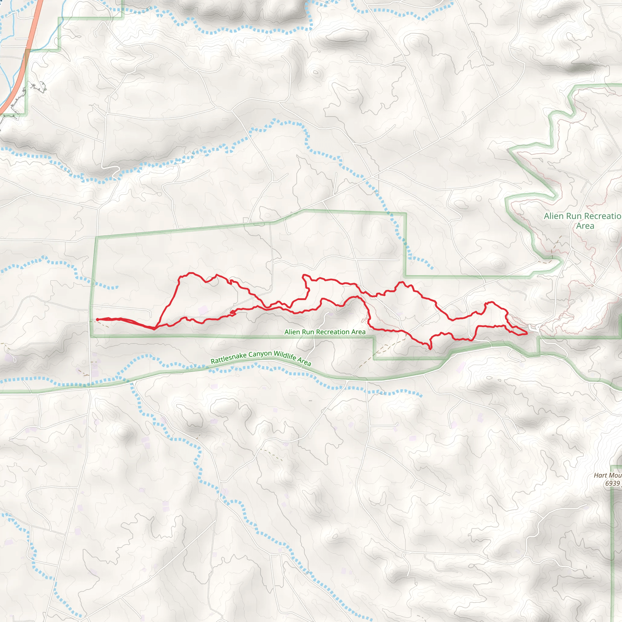 Alien Run Loop mobile static map