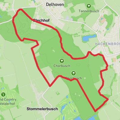 Chorbusch Loop mobile static map