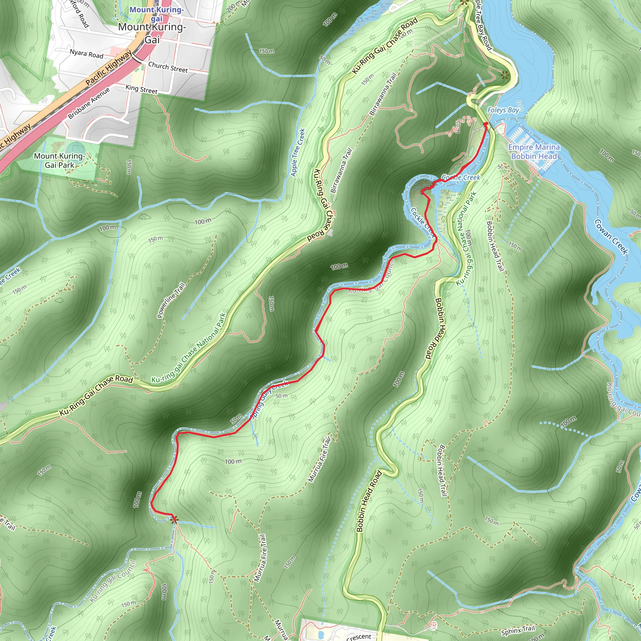 Gibberagong Track mobile static map