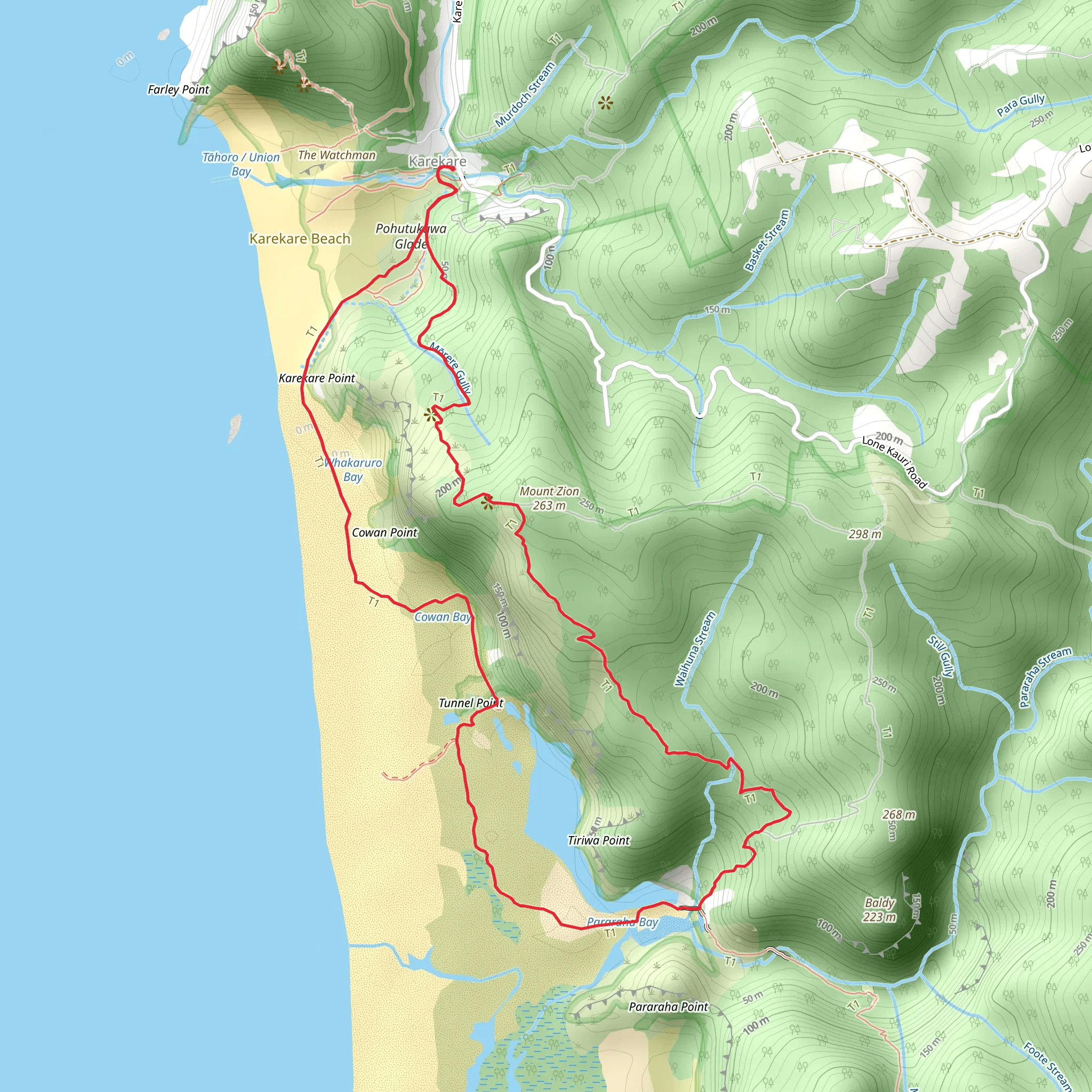 Zion Hill Loop mobile static map