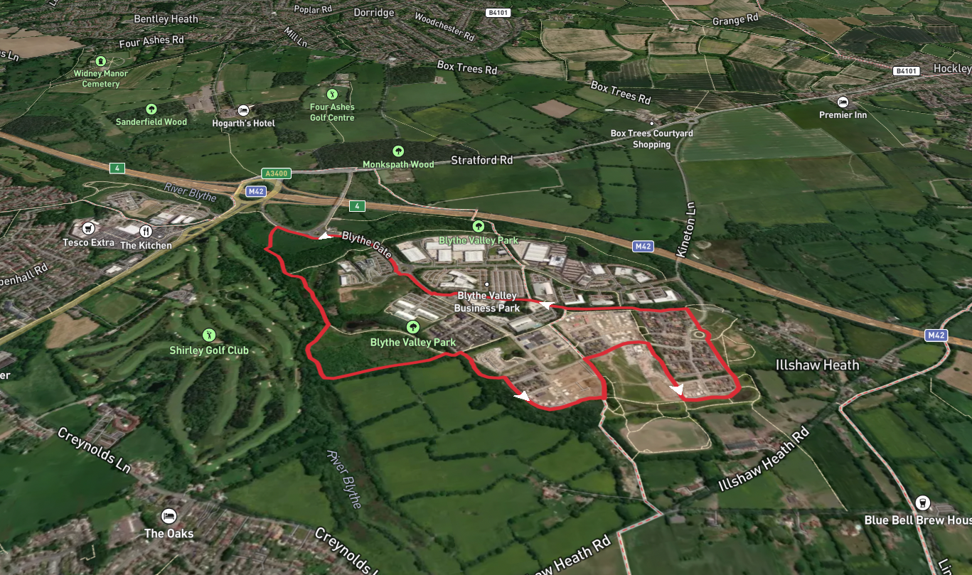 Blythe Valley Park Loop