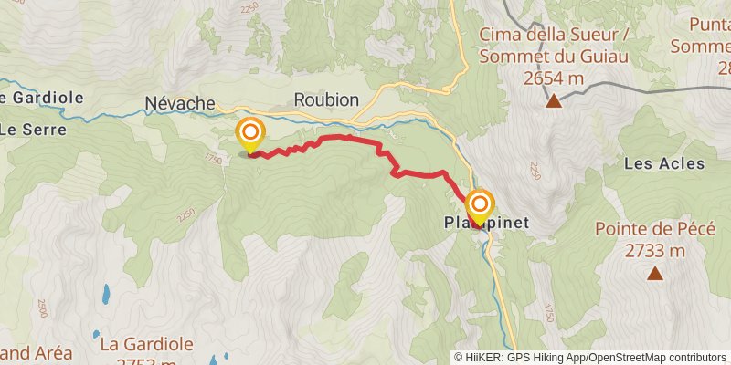 Tour of Mont Thabor alt 4 Map