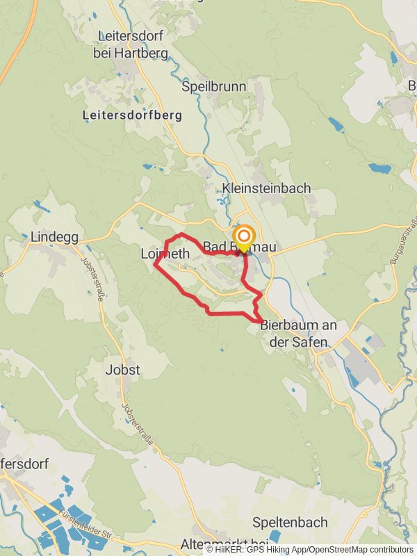 Bad Blumau Village Loop mobile static map