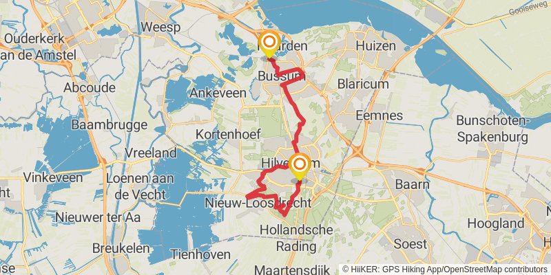 Westerborkpad stage 3 Map