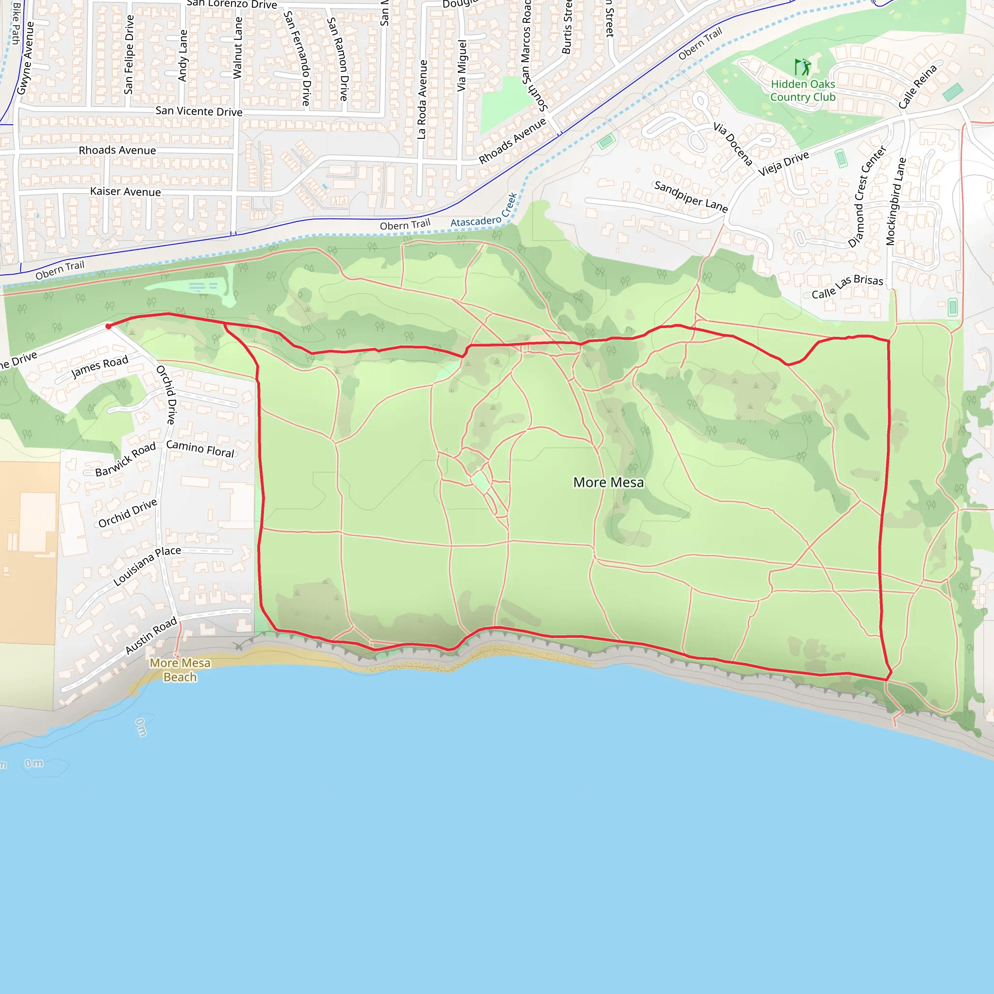 More Mesa Long Loop mobile static map