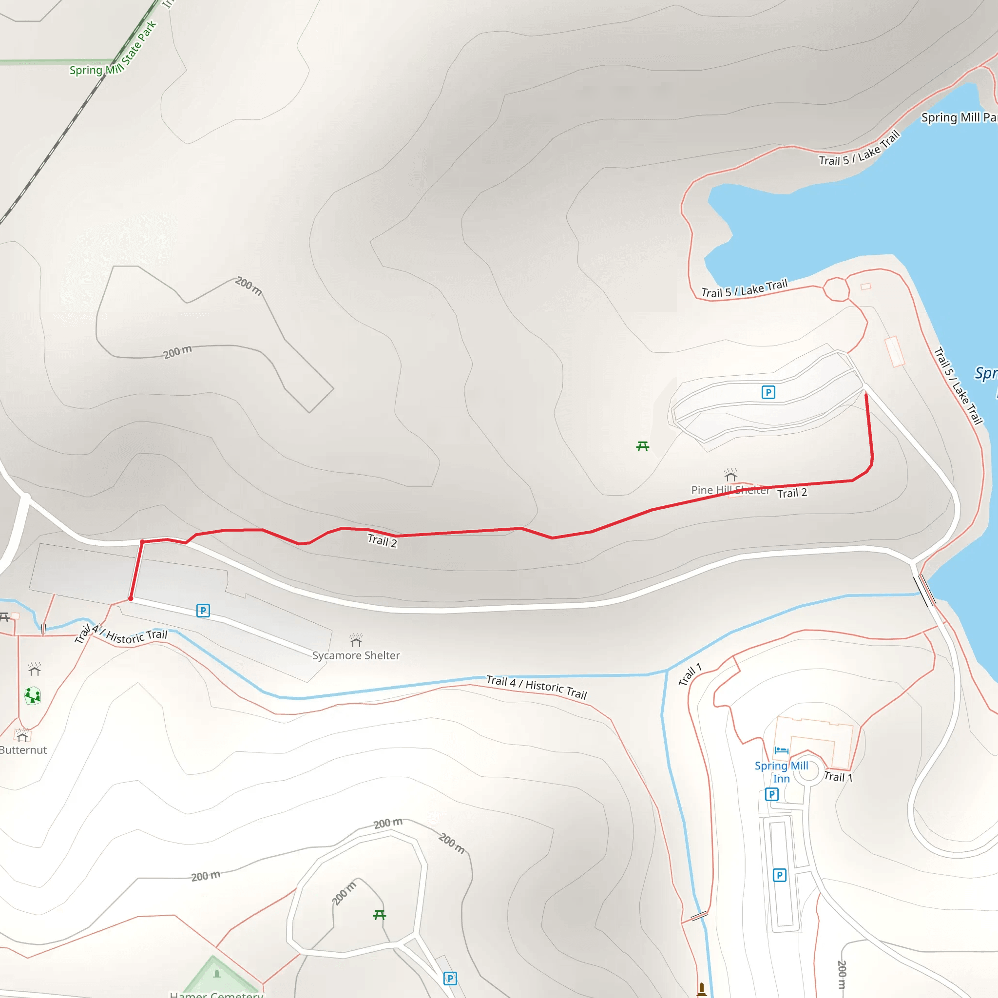 Trail 2 mobile static map