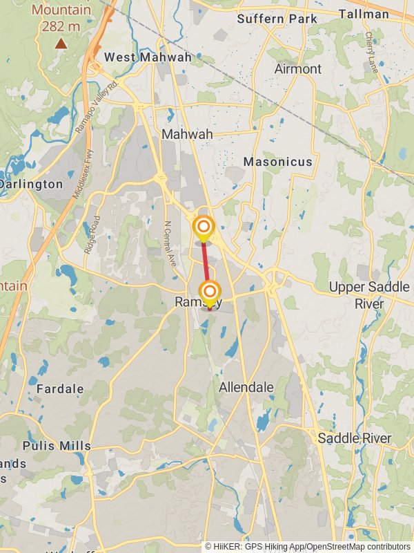 Addison Place to Prospect Street