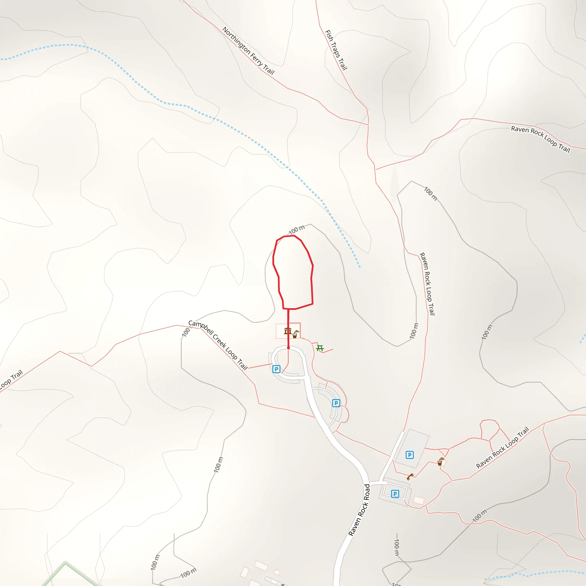 Raven Rock Road Loop mobile static map