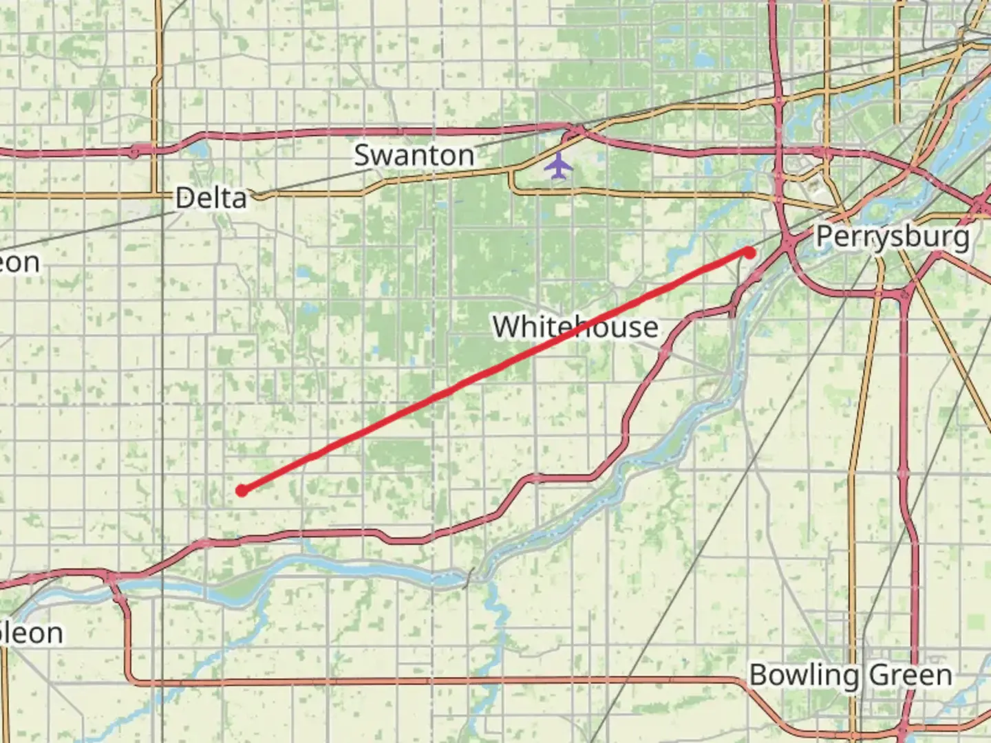 An image depicting the trail Wabash Cannonball Trail - South Fork and its surrounding area.