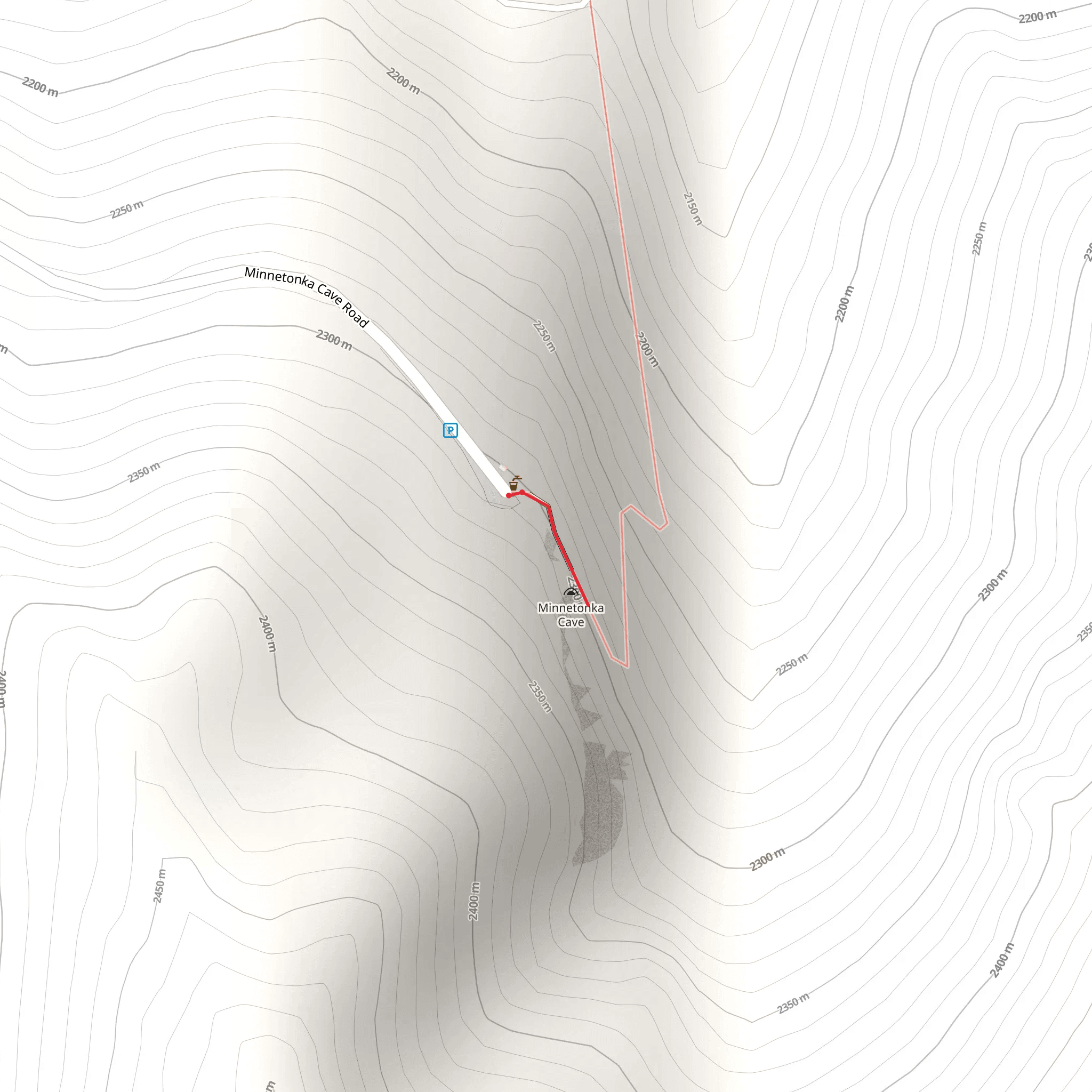 Minnetonka Cave mobile static map