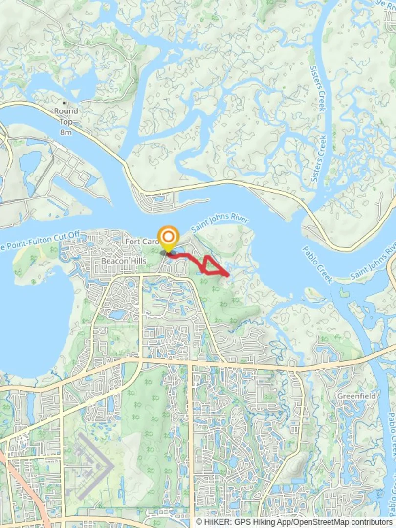 An image depicting the trail Alligator and Spanish pond Loop and its surrounding area.