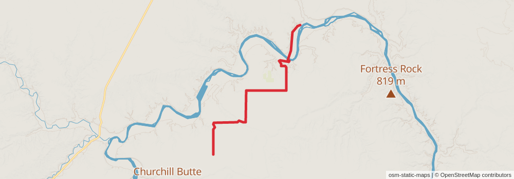 American Perimeter Trail - Rocky Mountains Primary stage 42 Map