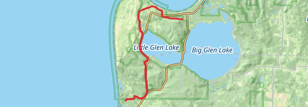 Sleeping Bear Heritage Trail stage 2 Map