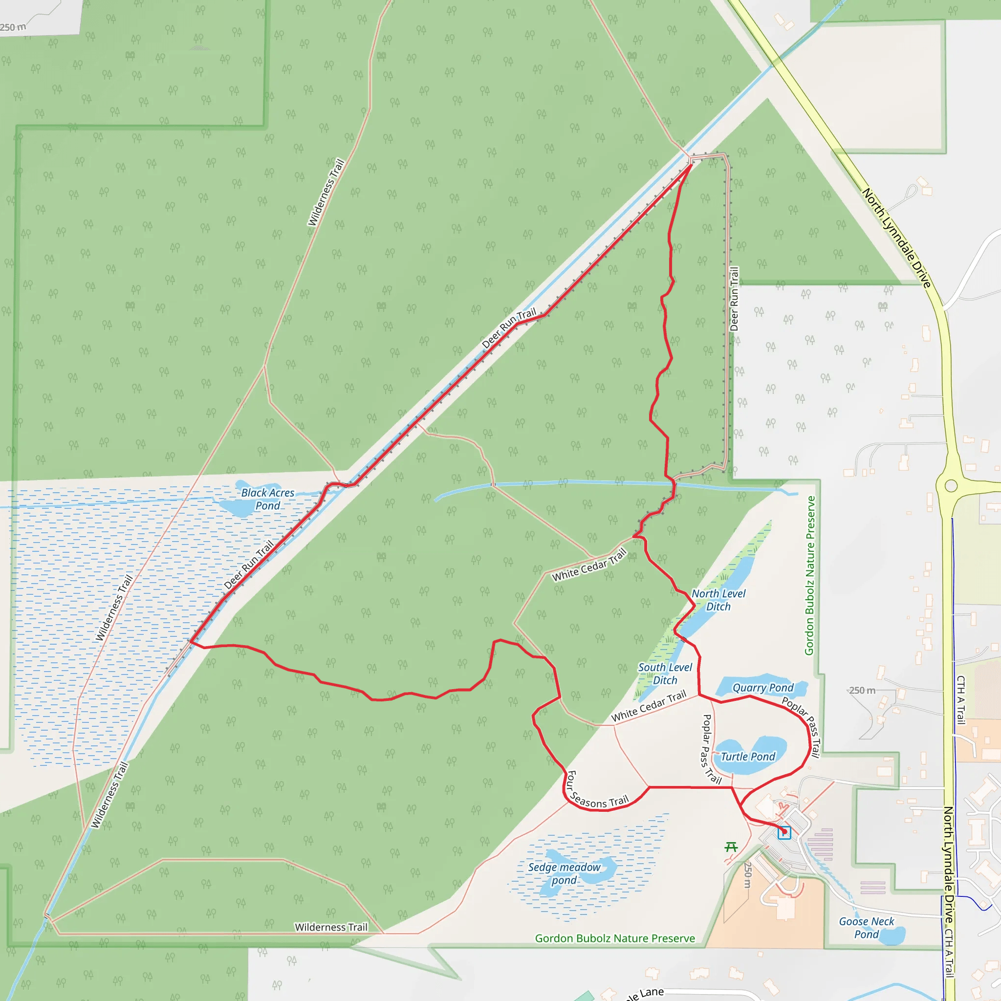 Alder Creek Loop mobile static map