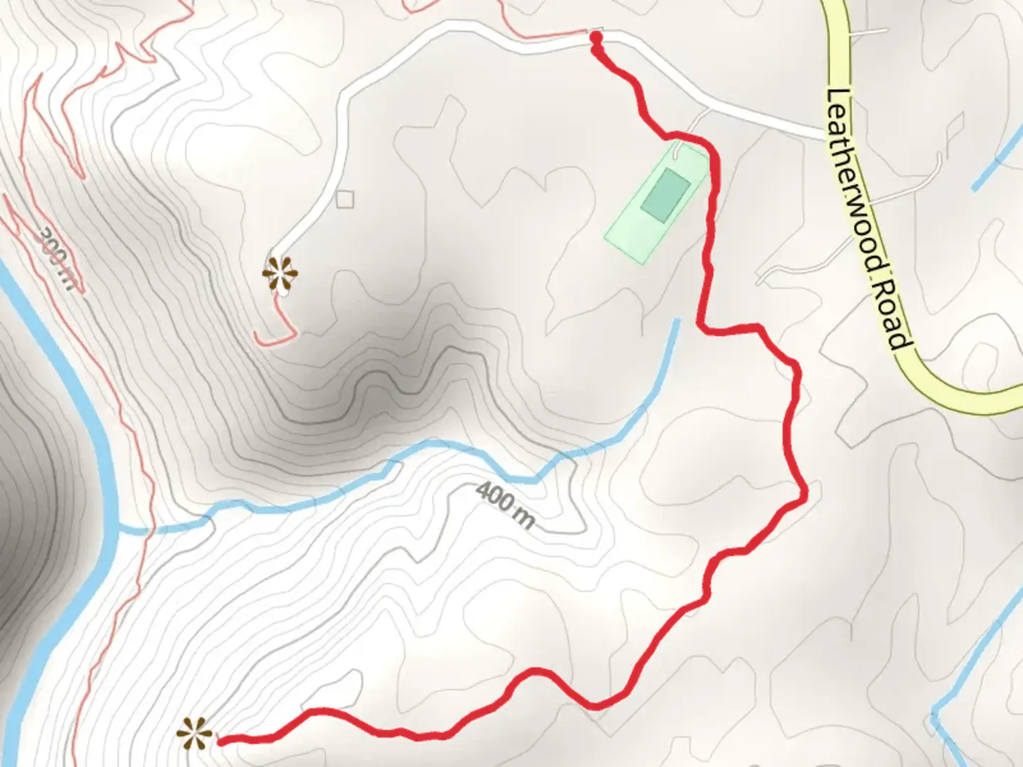 An image depicting the trail Sunset Rock Trail and its surrounding area.