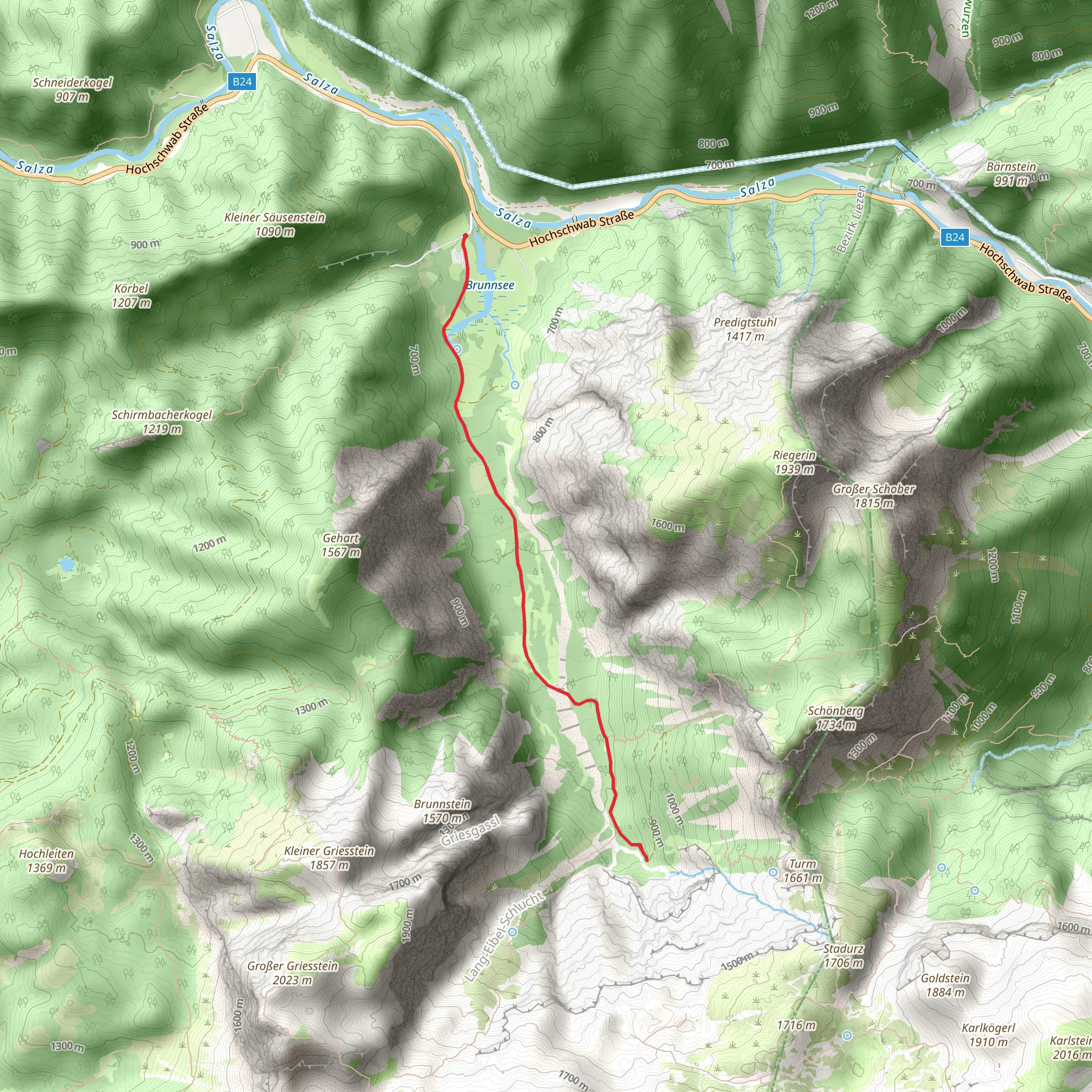 Brunntal Wildalpen mobile static map