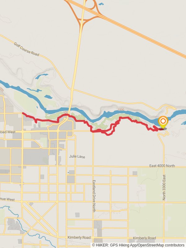 Canyon Rim Trail from Shoshone Falls