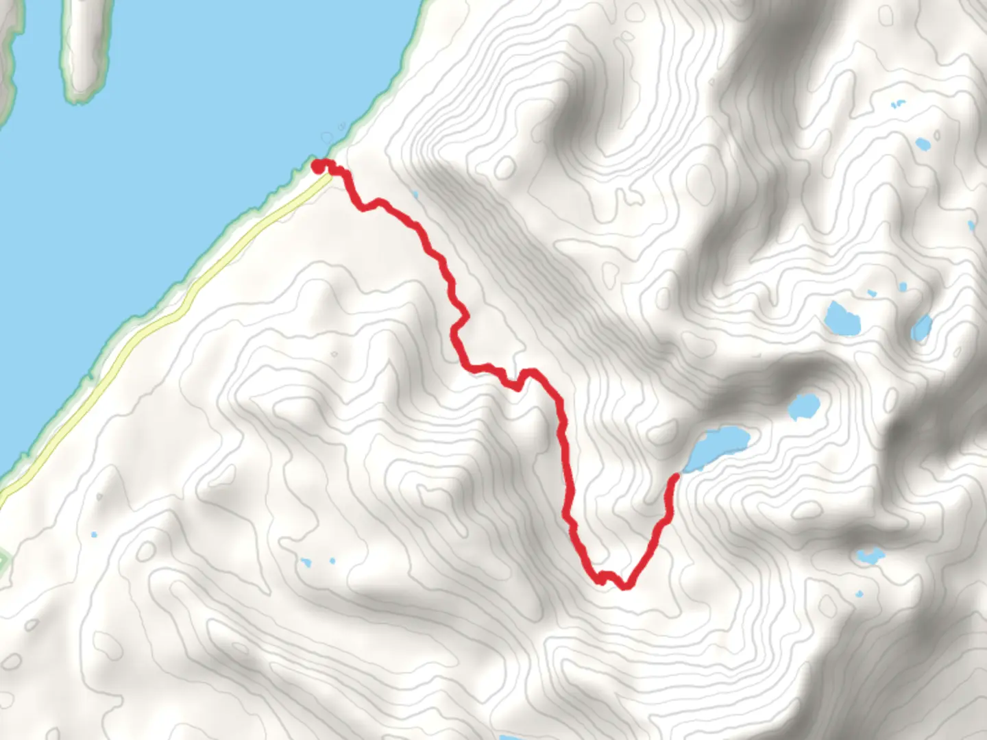 An image depicting the trail Lunch Creek Trail and its surrounding area.