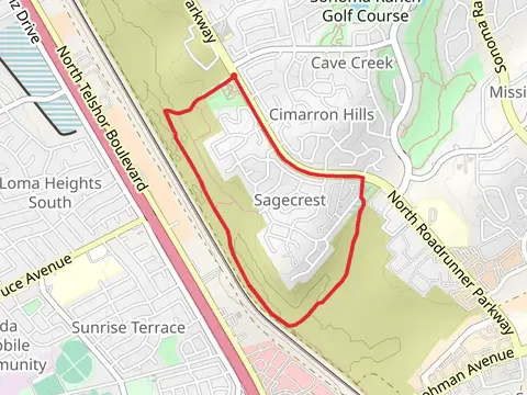 Veteran's Park to Sagecrest Park Loop