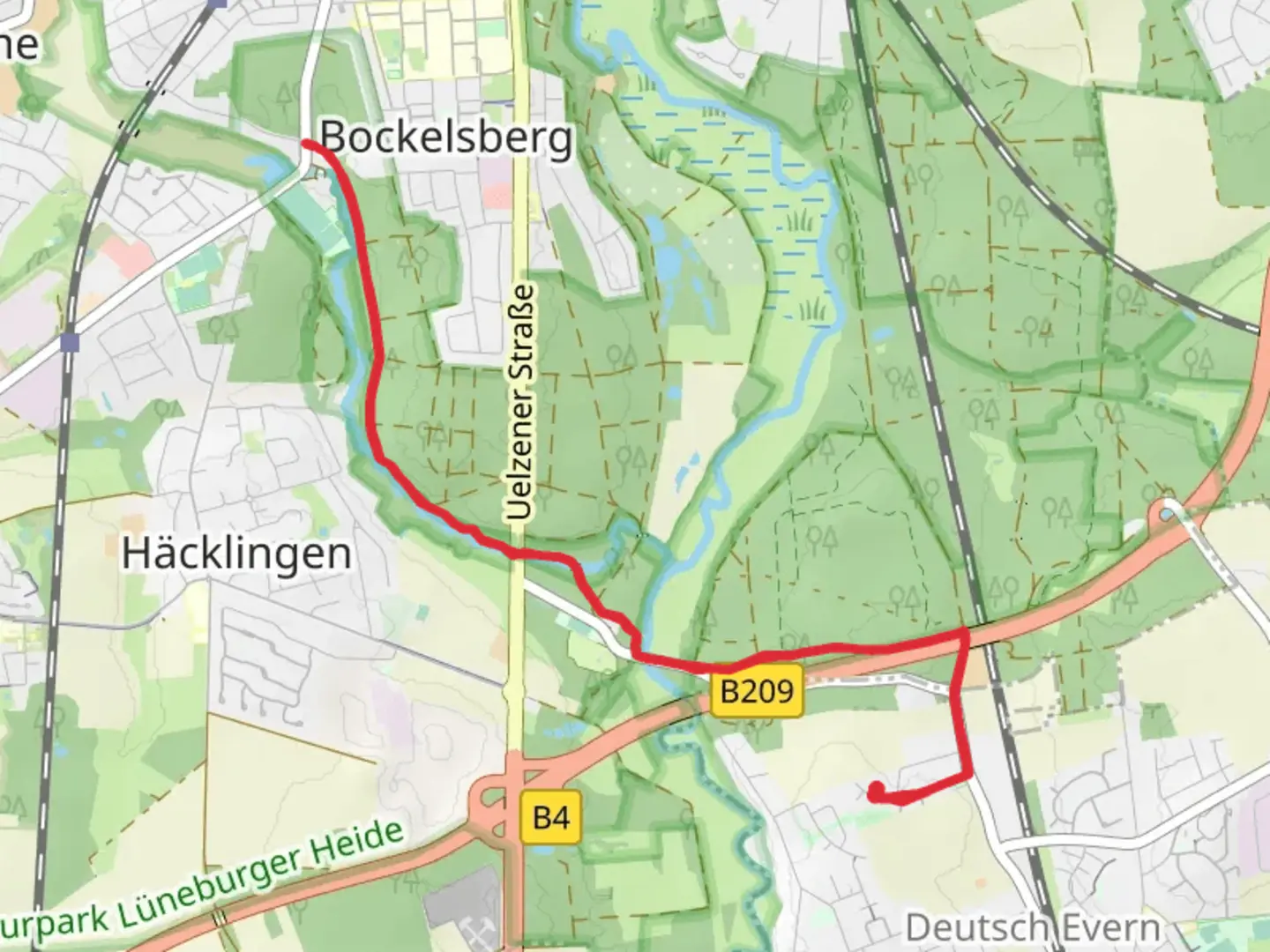 An image depicting the trail Hasenberg and its surrounding area.