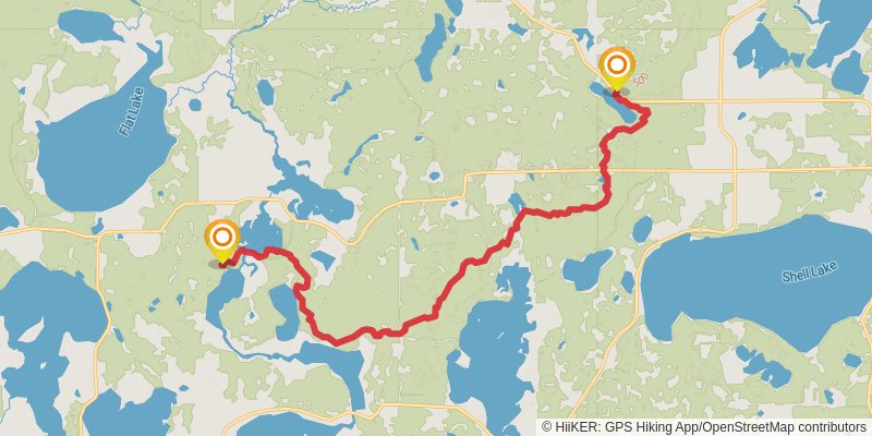 North Country Trail - Minnesota stage 10 Map