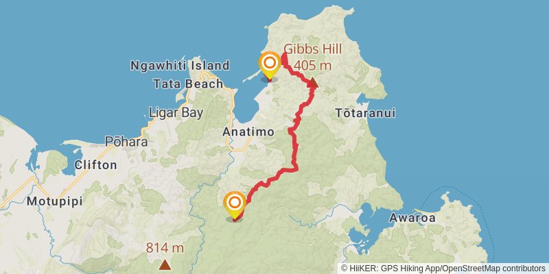 Inland Track stage 3 Map
