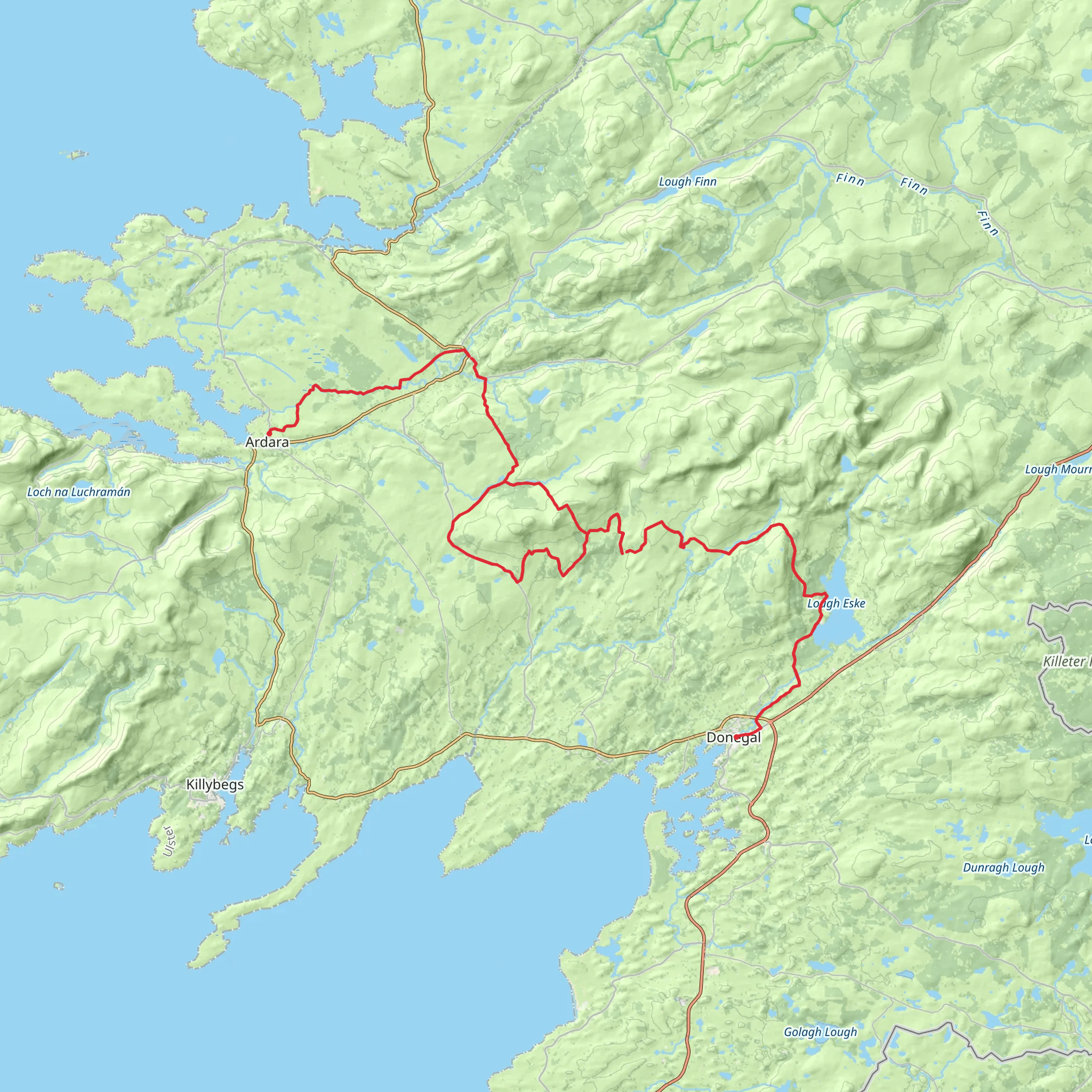 Bluestack Way mobile static map